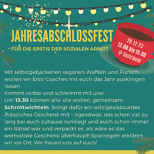 Jahresabschlussfest Jahresabschlussfest